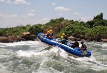 Rafting in Jinja