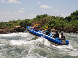 Rafting in Jinja