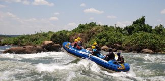 Rafting in Jinja