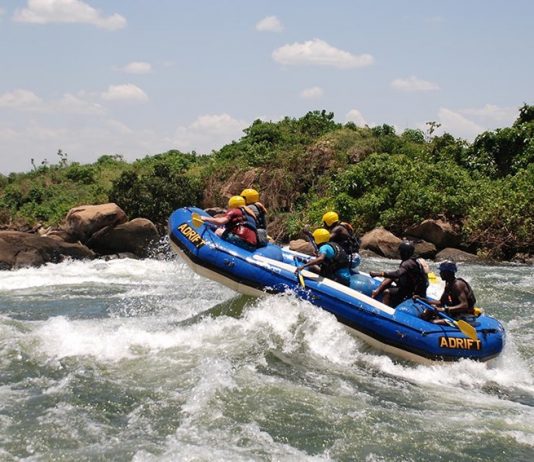 Rafting in Jinja